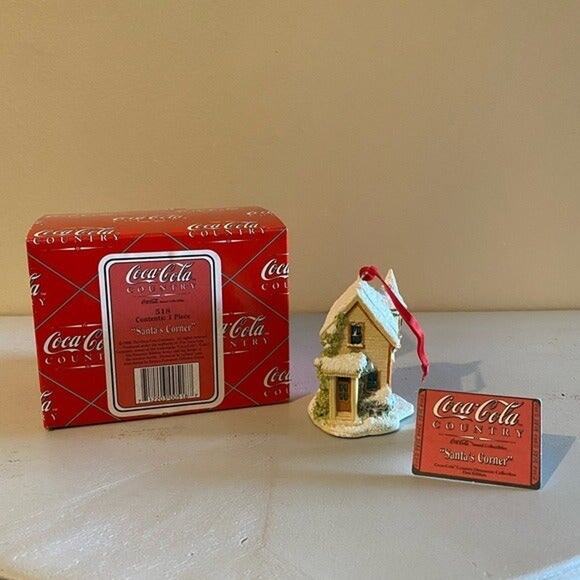 Vintage Coca~Cola “Santa’s Corner” Ornam - Picture 2 of 6